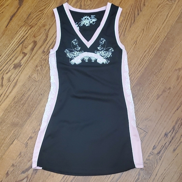 No Fear Dresses & Skirts - No Fear - Vintage Y2K So Cal Jersey Dress Embroidered Sports Style